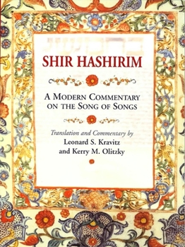 Paperback Shir Hashirim: A Modern Commentary on Song of Songs Book