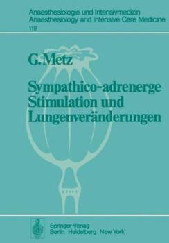 Paperback Sympathico-Adrenerge Stimulation Und Lungenveränderungen [German] Book