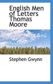 Paperback English Men of Letters Thomas Moore Book