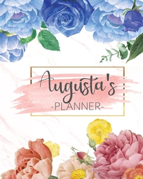 Augusta's Planner: Monthly Planner 3 Years January - December 2020-2022 | Monthly View | Calendar Views Floral Cover - Sunday start