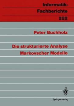 Paperback Die Strukturierte Analyse Markovscher Modelle [German] Book