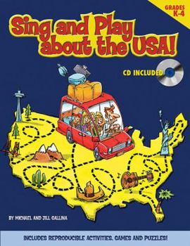 Paperback Sing and Play about the Usa! [With CD] Book