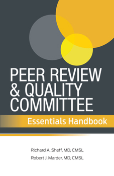 Paperback Peer Review and Quality Committee Essentials Handbook Book