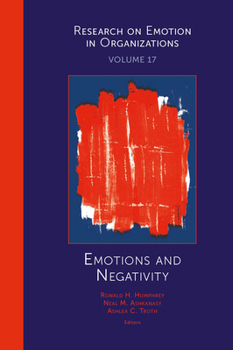 Hardcover Emotions and Negativity Book