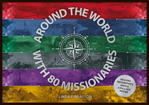 Hardcover Around the World with 80 Missionaries Book