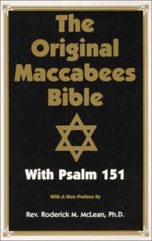 Paperback Original Maccabees Bible-OE: With Psalm 151 Book