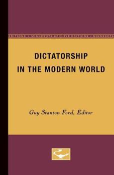 Paperback Dictatorship in the Modern World Book