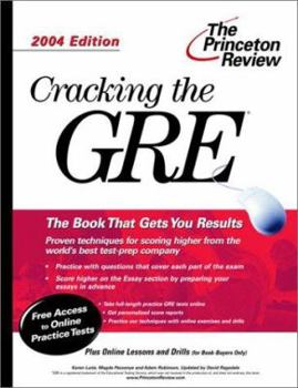 Paperback Cracking the GRE Book