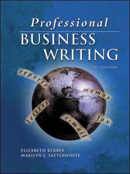 Paperback Professional Business Writing, Student Text-Workbook [With CDROM] Book