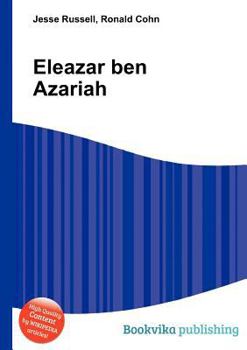 Paperback Eleazar Ben Azariah Book