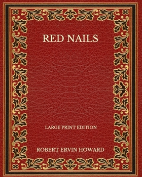 Paperback Red Nails - Large Print Edition Book