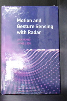 Hardcover Motion and Gesture Sensing with Radar Book