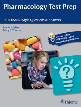 Paperback Pharmacology Test Prep: 1500 Usmle-Style Questions & Answers Book