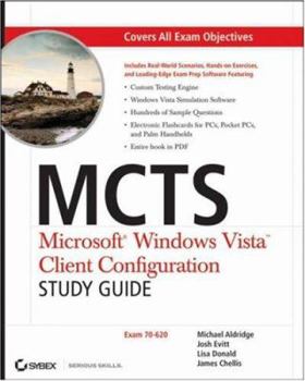 Paperback McTs: Microsoft Windows Vista Client Configuration: Exam 70-620 [With CDROM] Book