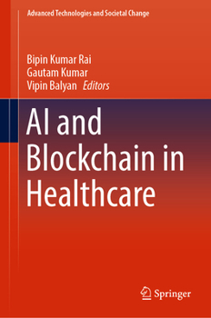 Hardcover AI and Blockchain in Healthcare Book