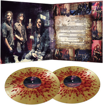 Vinyl Red Zone Rider   Gold/Red Splatter Book