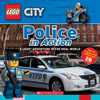 Paperback Police in Action (Lego City Nonfiction): A Lego Adventure in the Real World Book