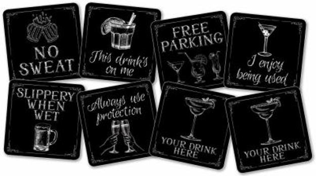 Hardcover Coasters This Drink's on Me Book