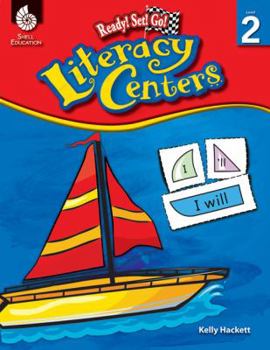 Paperback Literacy Centers Level 2 (Level 2): Ready! Set! Go! Book