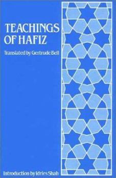 Hardcover Teachings of Hafiz: Selections from the Diwan Book