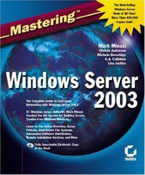 Hardcover Mastering Windows Server 2003 Book