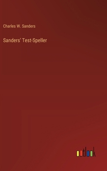 Hardcover Sanders' Test-Speller Book