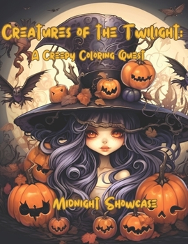 Paperback Creatures of the Twilight: A Creepy Coloring Quest Book