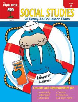 Paperback Lifesavers Lessons Social Studies , Grade 2 Book