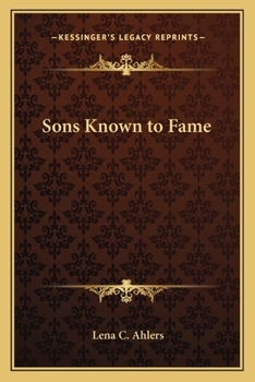 Paperback Sons Known to Fame Book