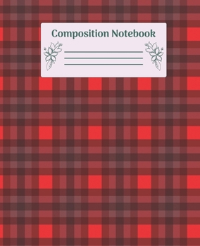 Paperback Composition Notebook: Wide Ruled Notebooks Paper - Composition Notebook (Diary, Journal) 7.5x9.25in 110 Pages Wide Ruled Notebooks Paper Book