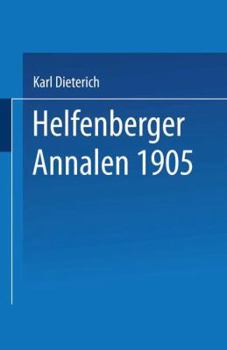 Paperback Helfenberger Annalen 1905: Band XVIII [German] Book