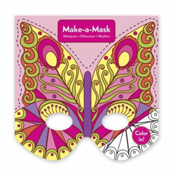Hardcover Butterflies Make-A-Mask Book