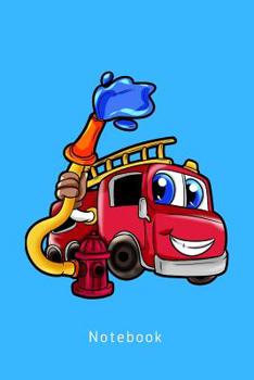 Paperback Notebook: Feuerwehrauto Book