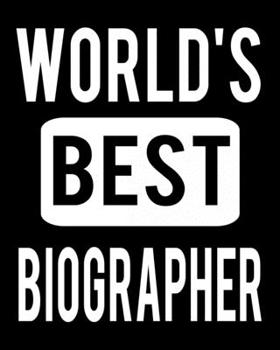 World's Best Biographer: 2020 Calendar Day to Day Planner Dated Journal Notebook Diary 8" x 10" 110  Pages Clean Detailed Book