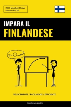Paperback Impara il Finlandese - Velocemente / Facilmente / Efficiente: 2000 Vocaboli Chiave [Italian] Book