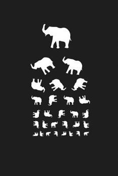 Paperback Tumbling Elephants: Animal Eye Chart Book