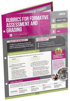 Paperback Rubrics for Formative Assessment and Grading (Quick Reference Guide) Book