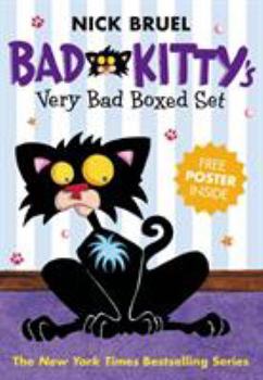 Paperback Bad Kitty's Very Bad Boxed Set (#1): Bad Kitty Gets a Bath, Happy Birthday, Bad Kitty, Bad Kitty Vs Uncle Murray - With Free Poster! Book