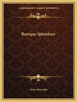 Paperback Baroque Splendour Book