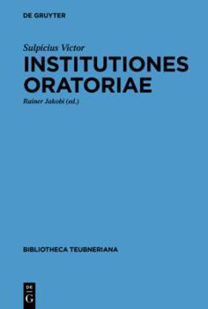 Hardcover Institutiones Oratoriae [Latin] Book