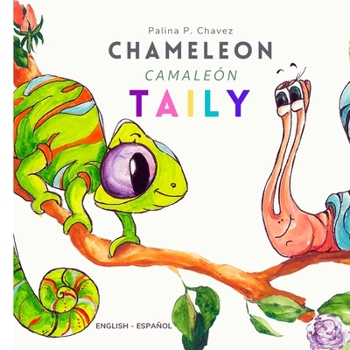 Paperback Chameleon Taily: English - Español Book