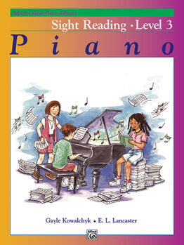 Paperback Alfred's Basic Piano Library Sight Reading, Bk 3 Book