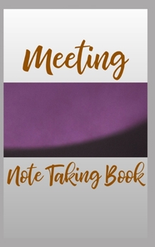 Meeting Note Taking Book