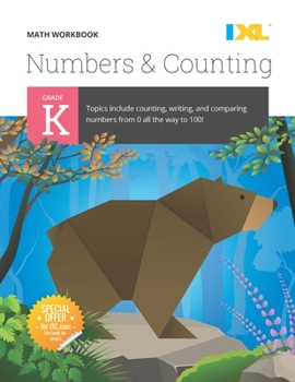 Paperback Kindergarten Numbers and Counting Workbook (IXL Workbooks) Book