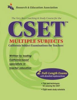 Paperback Cset (California Subject Examinations for Teachers) Book