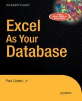 Paperback Excel as Your Database Book