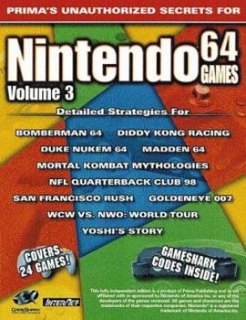 Paperback Nintendo 64 Game Secrets Unauthorized Volume 3 Book