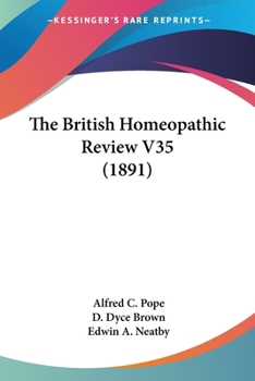 Paperback The British Homeopathic Review V35 (1891) Book