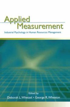 Paperback Applied Measurement: Industrial Psychology in Human Resources Management Book
