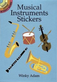 Paperback Musical Instruments Stickers Book